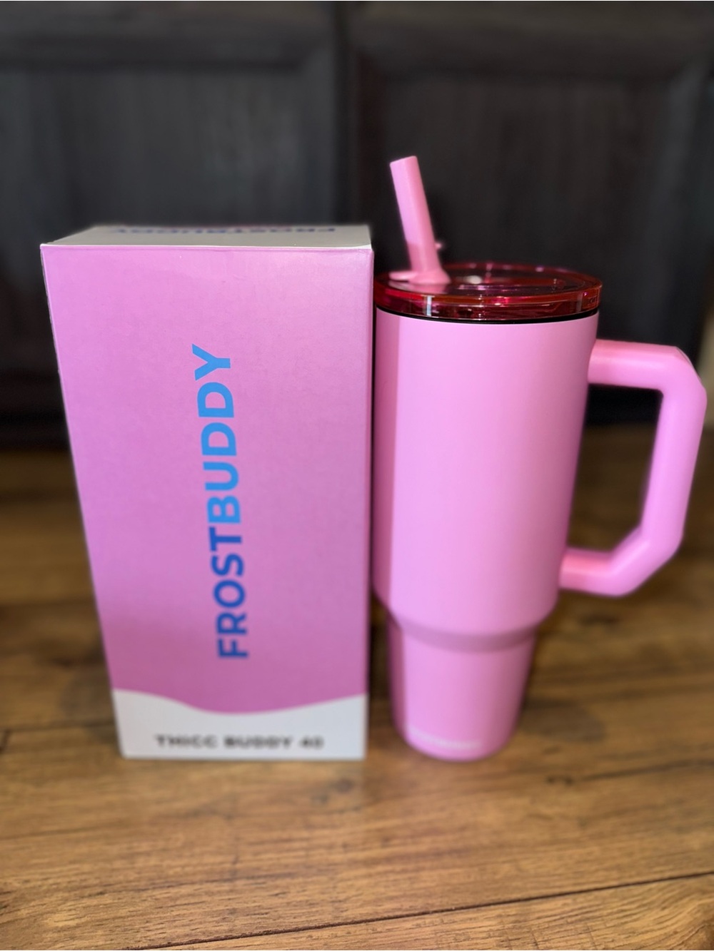 Brand New: FrostBuddy - Thicc Buddy Tumbler with Straw - 40oz